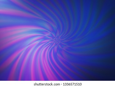 Dark Purple vector glossy bokeh pattern. Glitter abstract illustration with an elegant design. The template can be used for your brand book.