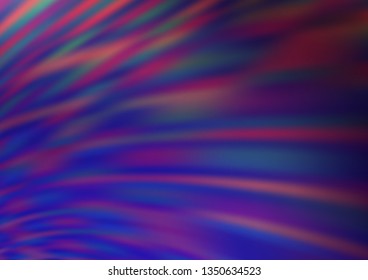 Dark Purple vector glossy bokeh pattern. A vague abstract illustration with gradient. The template for backgrounds of cell phones.