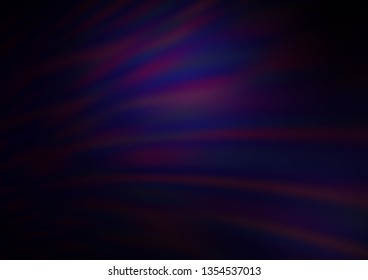 Dark Purple vector glossy bokeh pattern. A vague abstract illustration with gradient. The blurred design can be used for your web site.
