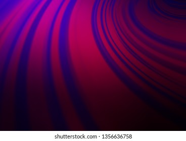 Dark Purple vector glossy bokeh pattern. Creative illustration in halftone style with gradient. A completely new template for your design.