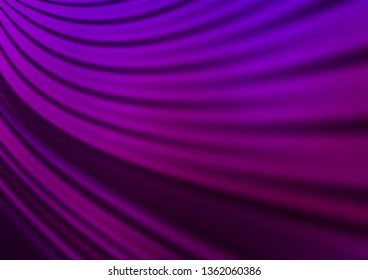 Dark Purple vector glossy bokeh pattern. Colorful illustration in abstract style with gradient. Brand new style for your business design.