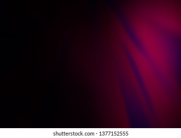 Dark Purple vector glossy bokeh pattern. Colorful illustration in abstract style with gradient. A completely new template for your design.