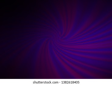 Dark Purple vector glossy bokeh pattern. A vague abstract illustration with gradient. The background for your creative designs.