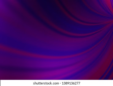 Dark Purple vector glossy bokeh pattern. Glitter abstract illustration with an elegant design. The blurred design can be used for your web site.