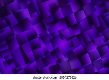Dark Purple vector gradient triangles pattern. Colorful illustration in polygonal style with gradient. Template for cell phone's backgrounds.