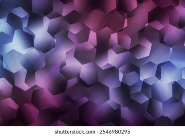 Dark Purple vector gradient triangles pattern. A completely new color illustration in a polygonal style. Pattern for a brand book's backdrop.