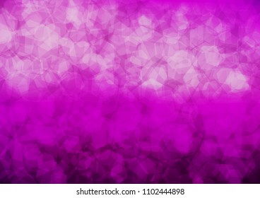 Dark Purple vector hexagon mosaic pattern. An elegant bright illustration with gradient. Brand new design for your business.
