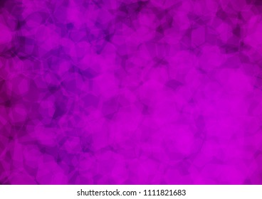 Dark Purple vector hexagon mosaic pattern. Creative geometric illustration in Origami style with gradient. The best hexagonal design for your business.