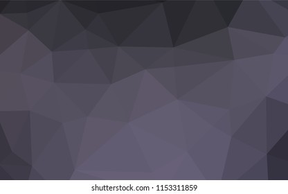 Dark Purple vector hexagon mosaic texture. Brand new colored illustration in blurry style with gradient. A new texture for your design.