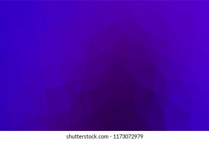 Dark Purple vector hexagon mosaic texture. A vague abstract illustration with gradient. Brand new style for your business design.