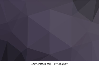 Dark Purple vector hexagon mosaic template. Shining colored illustration in a Brand new style. Brand new style for your business design.