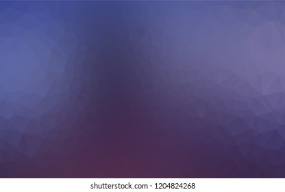 Dark Purple vector hexagon mosaic texture. Glitter abstract illustration with an elegant design. The elegant pattern can be used as part of a brand book.