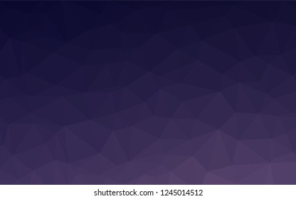 Dark Purple vector hexagon mosaic texture. A vague abstract illustration with gradient. The template can be used as a background for cell phones.