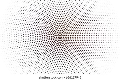 Dark Purple vector illustration which consist of circles. Dotted gradient design for your business. Creative geometric background in halftone style with colored spots.