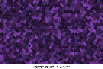 Dark Purple vector illustration which consist of circles. Dotted gradient design for your business. Creative geometric background in halftone style with colored spots.