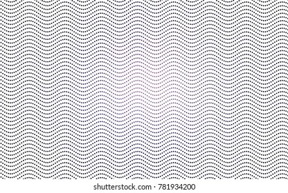 Dark Purple vector illustration which consist of circles. Dotted gradient design for your business. Creative geometric background in halftone style with colored spots.