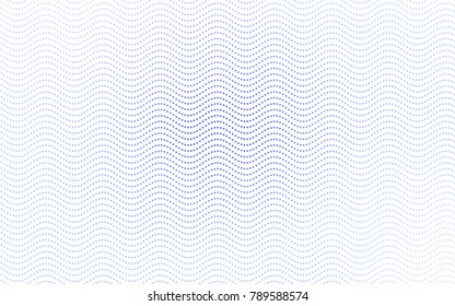 Dark Purple vector illustration which consist of circles. Dotted gradient design for your business. Creative geometric background in halftone style with colored spots.