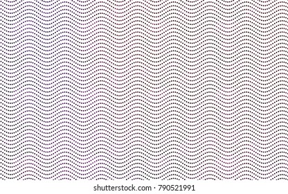 Dark Purple vector illustration which consist of circles. Dotted gradient design for your business. Creative geometric background in halftone style with colored spots.