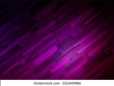Dark Purple vector indian curved pattern. A vague abstract illustration with doodles in Indian style. Brand-new design for your business.
