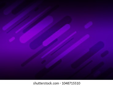 Dark Purple vector indian curved template. Sketchy hand drawn doodles on blurred background. The pattern can be used for coloring books and pages for kids.