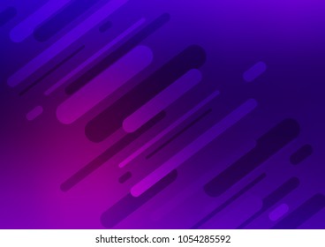 Dark Purple vector indian curved texture. Sketchy hand drawn doodles on blurred background. The template can be used as a background for cell phones.