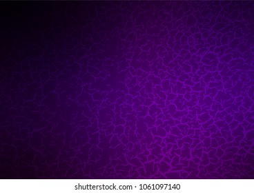 Dark Purple vector indian curved pattern. Ethnic elegant natural pattern with gradient. The doodle design can be used for your web site.