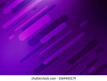 Dark Purple vector indian curved pattern. A vague abstract illustration with doodles in Indian style. The pattern can be used for wallpapers and coloring books.