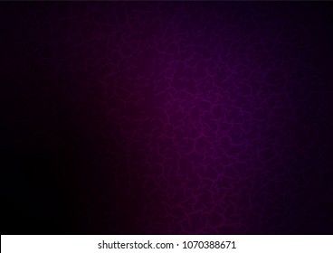 Dark Purple vector indian curved pattern. Creative illustration in blurred style with doodles and Zen tangles. A completely new template for your business design.