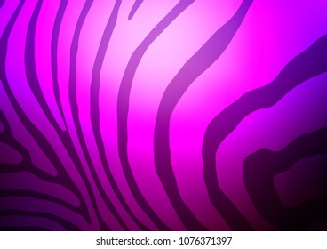 Dark Purple vector indian curved background. Sketchy hand drawn doodles on blurred background. Hand painted design for web, leaflet, textile.