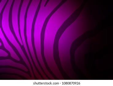 Dark Purple vector indian curved pattern. Sketchy hand drawn doodles on blurred background. The pattern can be used for heads of websites and designs.