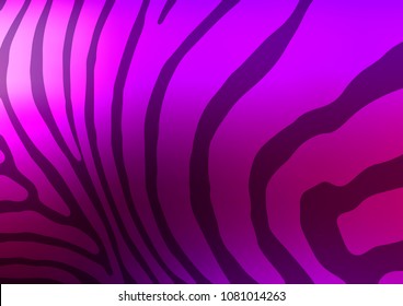 Dark Purple vector indian curved texture. Colorful illustration in abstract style with doodles and Zen tangles. Hand painted design for web, leaflet, textile.