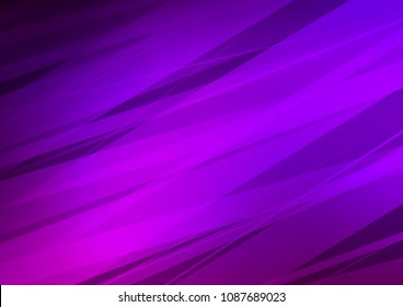 Dark Purple vector indian curved background. Colorful illustration in abstract style with doodles and Zen tangles. A new texture for your design.