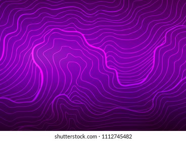 Dark Purple vector indian curved pattern. A completely new color illustration in doodle style. The pattern can be used for heads of websites and designs.