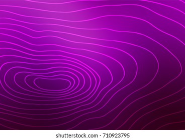 Dark Purple vector indian curved pattern. Blurred decorative design in Indian style with lines. A completely new template for your business design.