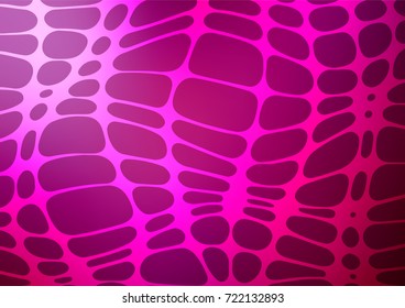 Dark Purple vector indian curved texture. Doodles on blurred abstract background with gradient. Brand-new style for your business design.