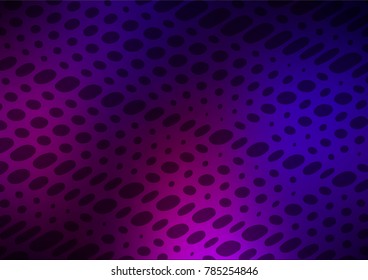 Dark Purple vector indian curved background. Colorful illustration in abstract style with doodles and Zen tangles. The elegant pattern can be used as a part of a brand book.