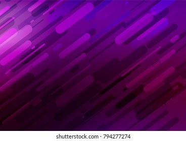 Dark Purple vector indian curved texture. An elegant bright illustration with lines in Natural style. Hand painted design for web, leaflet, textile.