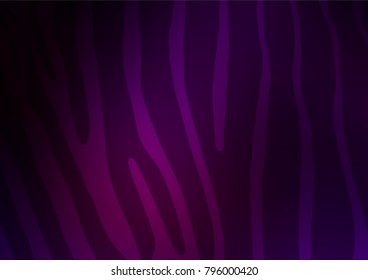 Dark Purple vector indian curved pattern. Colorful illustration in abstract style with doodles and Zen tangles. The pattern can be used for wallpapers and coloring books.