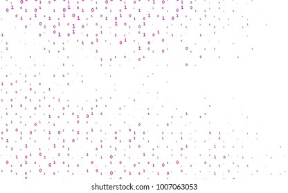 Dark Purple vector layout with algebra elements. Shining colorful illustration with isolated Digit signs. The pattern can be used for ad, booklets, leaflets of education.