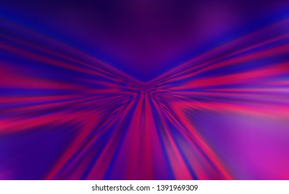 Dark Purple vector layout with bent lines. A completely new colorful illustration in simple style. Abstract style for your business design.