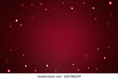 Dark Purple vector layout with bright snowflakes. Blurred decorative design in xmas style with snow. The pattern can be used for year new  websites.
