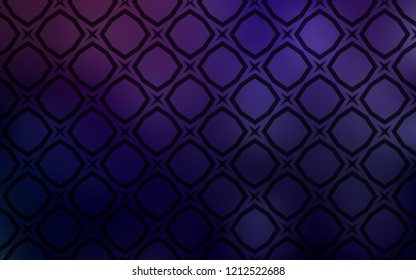 Dark Purple vector layout with bright stars. Decorative illustration with stars on abstract template. Template for sell phone backgrounds.