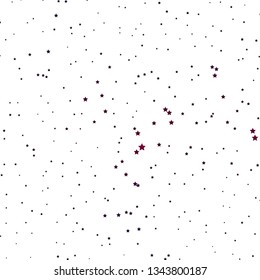 Dark Purple vector layout with bright stars. Colorful illustration with abstract gradient stars. Best design for your ad, poster, banner.