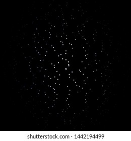 Dark Purple vector layout with bright stars. Colorful illustration with abstract gradient stars. Design for your business promotion.