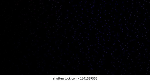Dark Purple vector layout with bright stars. Blur decorative design in simple style with stars. Pattern for wrapping gifts.