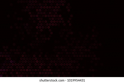 Dark Purple vector  layout with circle shapes. Modern abstract illustration with colorful water drops. Completely new template for your brand book.