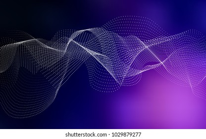 Dark Purple vector layout with circle shapes. Beautiful colored illustration with blurred circles in nature style. Beautiful design for your business natural advert.