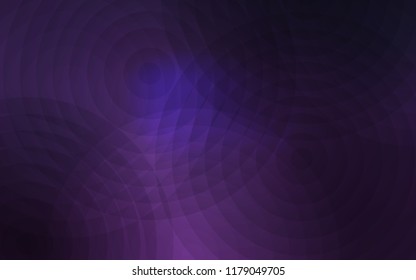 Dark Purple vector layout with circle shapes. Beautiful colored illustration with blurred circles in nature style. Completely new template for your brand book.