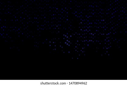 Dark Purple vector layout with circle shapes. Abstract illustration with colored bubbles in nature style. Design for posters, banners.