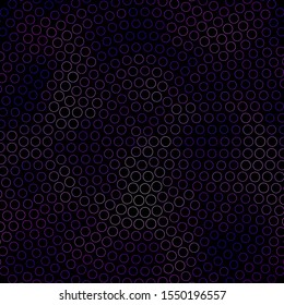 Dark Purple vector layout with circle shapes. Abstract decorative design in gradient style with bubbles. Pattern for booklets, leaflets.
